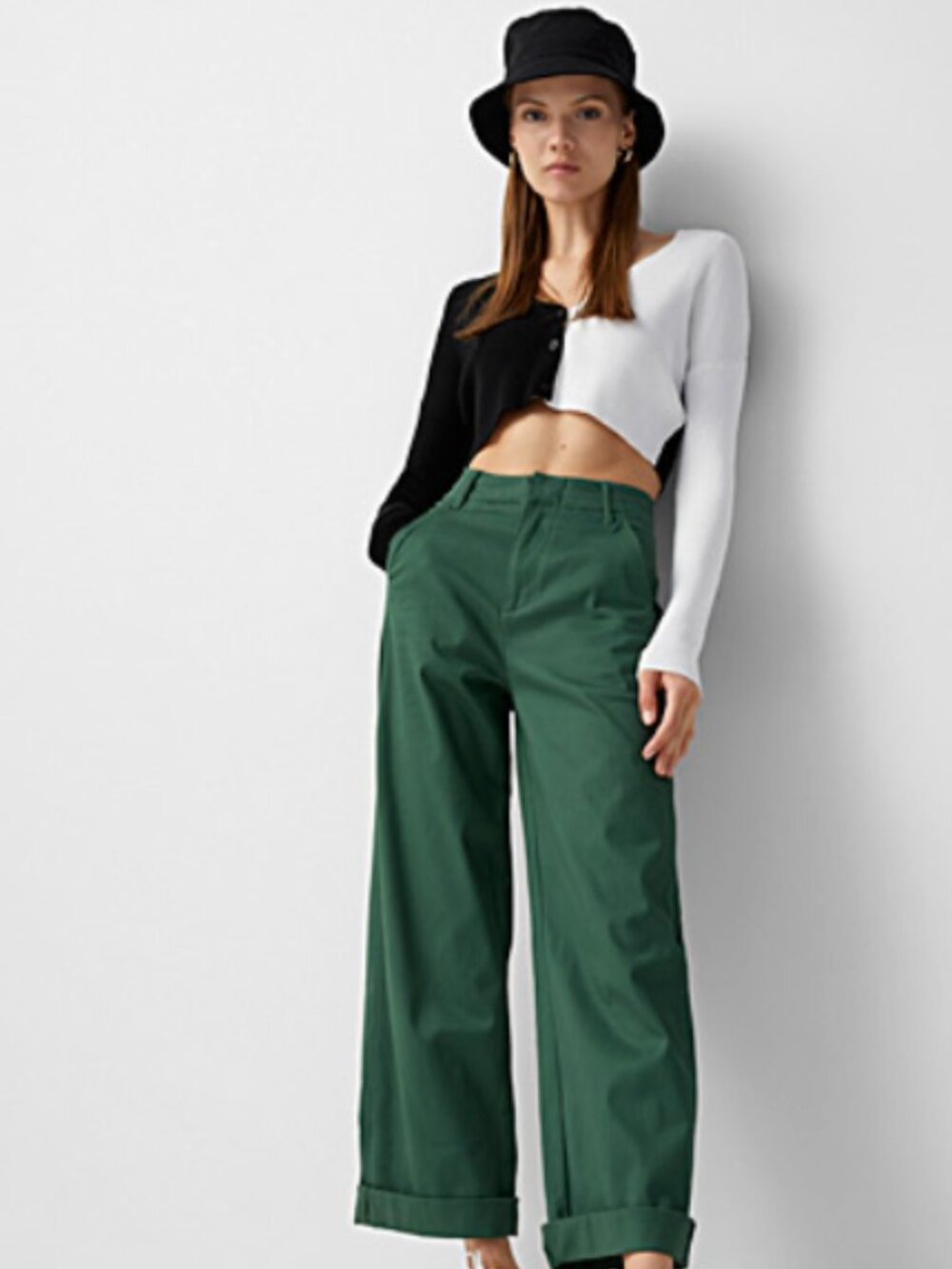 TWIK (Simons) green Chino pant (size 11)